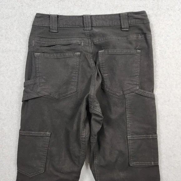 Dovetail Pants Womens 0 (26x30) Black Britt Utility Double Knee Work Cordura - Picture 3 of 15